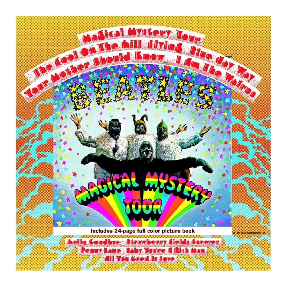 NWT The Beatles Magical Mystery Tour vinyl with color picture book 180g vinyl